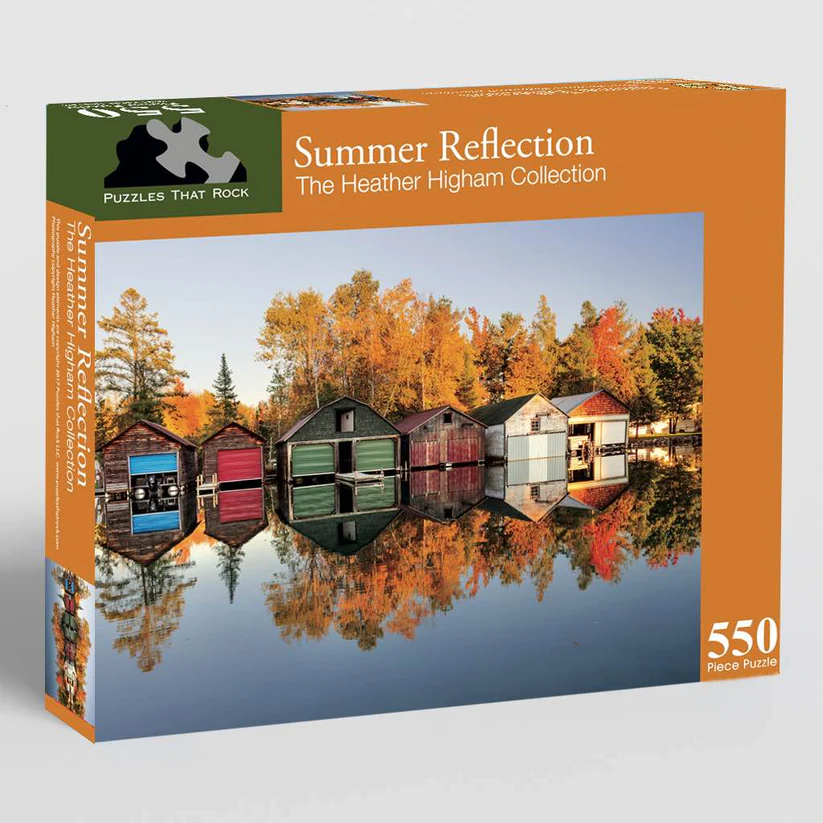 Summer Reflection Puzzle - The Lake House